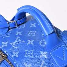 Load image into Gallery viewer, 新品同様 LOUIS VUITTON ルイヴィトン バックパック マルチポケット M45441 モノグラムクラウズキャンバス ブルー 中古 4a003355