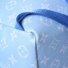 Load image into Gallery viewer, 新品同様 LOUIS VUITTON ルイヴィトン バックパック マルチポケット M45441 モノグラムクラウズキャンバス ブルー 中古 4a003355