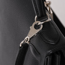画像をギャラリービューアに読み込む, 極美品 HERMES エルメス ケリー28 内縫い Y刻印 ブラック トゴ シルバー金具 ハンドバッグ 中古 4a003275