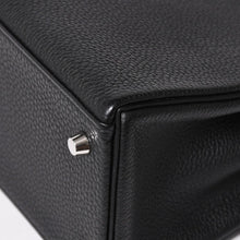画像をギャラリービューアに読み込む, 極美品 HERMES エルメス ケリー28 内縫い Y刻印 ブラック トゴ シルバー金具 ハンドバッグ 中古 4a003275