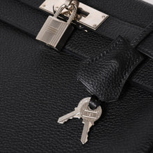 画像をギャラリービューアに読み込む, 極美品 HERMES エルメス ケリー28 内縫い Y刻印 ブラック トゴ シルバー金具 ハンドバッグ 中古 4a003275
