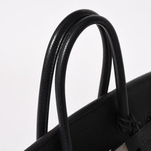 Load image into Gallery viewer, 極美品 HERMES エルメス BIRKIN バーキン35 ブラック シルバー金具 トゴ ハンドバッグ □I刻印 中古 4a003283