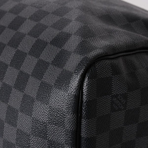極美品 ルイヴィトン LOUIS VUITTON キーポル バンドリエール 55 ボストンバッグ ダミエ グラフィット ブラック N41413 中古 4a003365