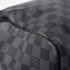 極美品 ルイヴィトン LOUIS VUITTON キーポル バンドリエール 55 ボストンバッグ ダミエ グラフィット ブラック N41413 中古 4a003365