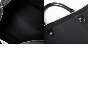 極美品 ルイヴィトン LOUIS VUITTON キーポル バンドリエール 55 ボストンバッグ ダミエ グラフィット ブラック N41413 中古 4a003365