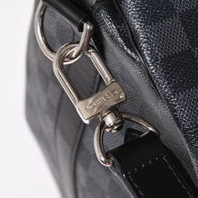 Load image into Gallery viewer, 極美品 ルイヴィトン LOUIS VUITTON キーポル バンドリエール 55 ボストンバッグ ダミエ グラフィット ブラック N41413 中古 4a003288
