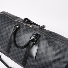 Load image into Gallery viewer, 極美品 ルイヴィトン LOUIS VUITTON キーポル バンドリエール 55 ボストンバッグ ダミエ グラフィット ブラック N41413 中古 4a003288