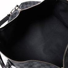 Load image into Gallery viewer, 極美品 ルイヴィトン LOUIS VUITTON キーポル バンドリエール 55 ボストンバッグ ダミエ グラフィット ブラック N41413 中古 4a003288
