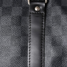 Load image into Gallery viewer, 極美品 ルイヴィトン LOUIS VUITTON キーポル バンドリエール 55 ボストンバッグ ダミエ グラフィット ブラック N41413 中古 4a003288