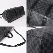 Load image into Gallery viewer, 極美品 ルイヴィトン LOUIS VUITTON キーポル バンドリエール 55 ボストンバッグ ダミエ グラフィット ブラック N41413 中古 4a003288