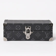 画像をギャラリービューアに読み込む, 極美品 LOUIS VUITTON ルイヴィトン バッグ モノグラムエクリプス AS2221 ミニトランクケース ブラック 中古 4a001266