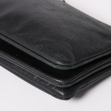 Load image into Gallery viewer, CELINE セリーヌ スモールトリオ Shoulder Bag ショルダーバッグ ブラック ゴールド金具 レザー 美品 中古 4a003012