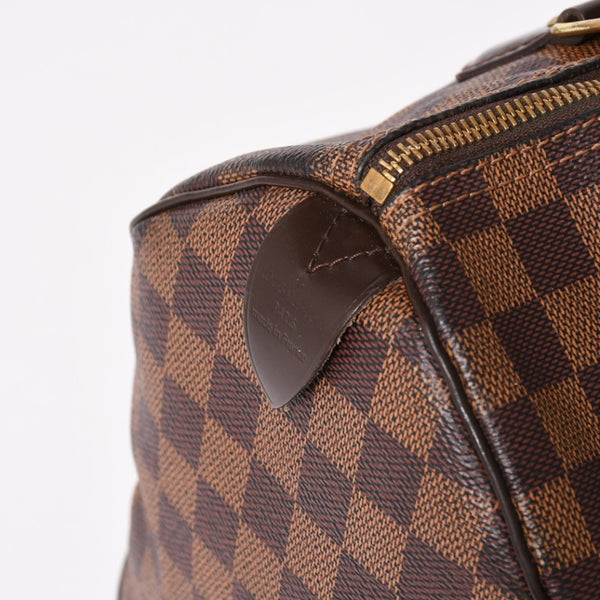 極美品 LOUIS VUITTON ルイヴィトン スピーディ ダミエ・エベヌ ダミエキャンバス ピーディ 30 N41364 中古 4a003324