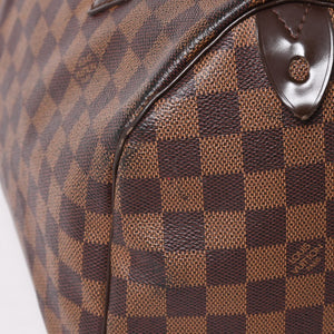極美品 LOUIS VUITTON ルイヴィトン スピーディ ダミエ・エベヌ ダミエキャンバス ピーディ 30 N41364 中古 4a003324