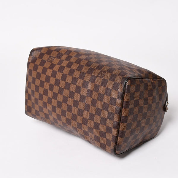 極美品 LOUIS VUITTON ルイヴィトン スピーディ ダミエ・エベヌ ダミエキャンバス ピーディ 30 N41364 中古 4a003324