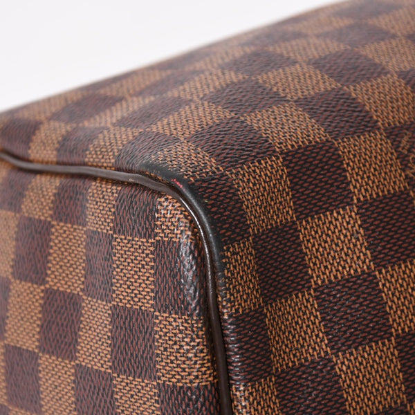 極美品 LOUIS VUITTON ルイヴィトン スピーディ ダミエ・エベヌ ダミエキャンバス ピーディ 30 N41364 中古 4a003324
