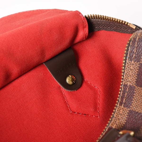 極美品 LOUIS VUITTON ルイヴィトン スピーディ ダミエ・エベヌ ダミエキャンバス ピーディ 30 N41364 中古 4a003324