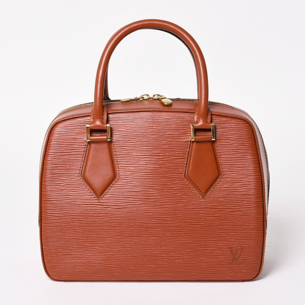 Very Good Condition LOUIS VUITTON Episablon Handbag Kenya Brown Epi Leather Gold Hardware Out of Print M52043 Used 4a002921