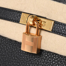 画像をギャラリービューアに読み込む, 極美品 HERMES エルメス バーキン25 ハンドバッグ トゴ Y刻印 ブラック ゴールド RG金具 中古 4a003284