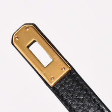 画像をギャラリービューアに読み込む, 極美品 HERMES エルメス バーキン25 ハンドバッグ トゴ Y刻印 ブラック ゴールド RG金具 中古 4a003284
