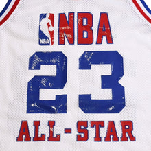画像をギャラリービューアに読み込む, 新品同様 Mitchell&amp;Ness ミッチェルアンドネス 1988 NBAオールスターゲーム マイケルジョーダン オーセンティックジャージ サイズL ホワイト ブルー レッド 中古 4a002216