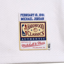 Load image into Gallery viewer, 新品同様 Mitchell&amp;Ness ミッチェルアンドネス オーセンティックスウィングマンジャージ 1991 0210 オールスターゲーム マイケルジョーダン 23番 イースタンカンファレンス復刻モデルジャージ XLサイズ 中古 4a002234