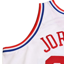 Load image into Gallery viewer, 新品同様 Mitchell&amp;Ness ミッチェルアンドネス オーセンティックスウィングマンジャージ 1991 0210 オールスターゲーム マイケルジョーダン 23番 イースタンカンファレンス復刻モデルジャージ XLサイズ 中古 4a002234