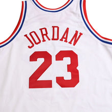 Load image into Gallery viewer, 新品同様 Mitchell&amp;Ness ミッチェルアンドネス オーセンティックスウィングマンジャージ 1991 0210 オールスターゲーム マイケルジョーダン 23番 イースタンカンファレンス復刻モデルジャージ XLサイズ 中古 4a002234