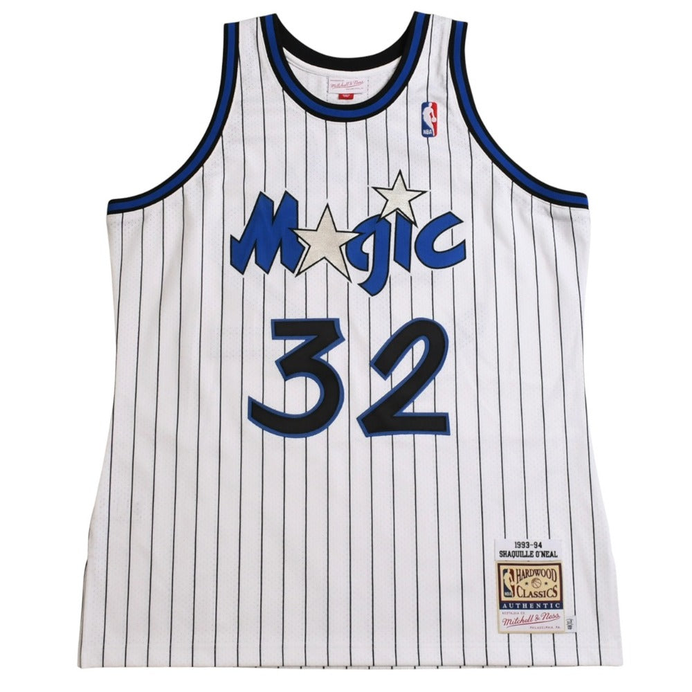 新品同様 Mitchell&Ness ミッチェルアンドネス オーセンティックスウィングマンジャージ オーランドマジック シャキールオニール 1993-94 ユニフォーム 32番 永久欠番 XLサイズ 中古 4a002230