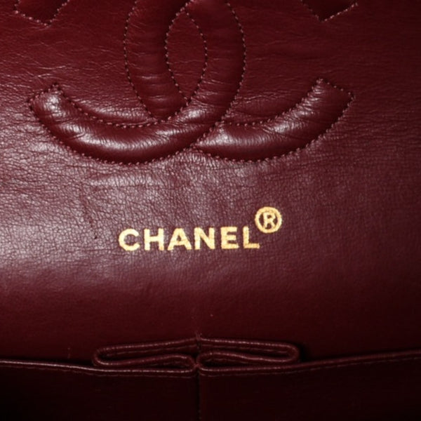 極美品 CHANEL シャネル マトラッセ25 Wフラップ Wチェーンショルダーバッグ A01112 2番台 ラムスキン ココマーク ブラック 中古 4a003285