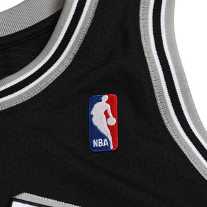 新品同様品 Mitchell&Ness ミッチェルアンドネス サンアントニオスパーズ デビッドロビンソン 1998-99 ハードウッドクラシックス オーセンティックジャージ サイズL グレー ブラック 中古 4a002299