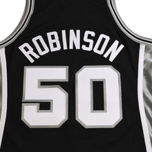 画像をギャラリービューアに読み込む, 新品同様品 Mitchell&amp;Ness ミッチェルアンドネス サンアントニオスパーズ デビッドロビンソン 1998-99 ハードウッドクラシックス オーセンティックジャージ サイズL グレー ブラック 中古 4a002299