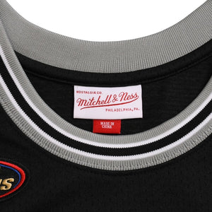 新品同様品 Mitchell&Ness ミッチェルアンドネス サンアントニオスパーズ デビッドロビンソン 1998-99 ハードウッドクラシックス オーセンティックジャージ サイズL グレー ブラック 中古 4a002299