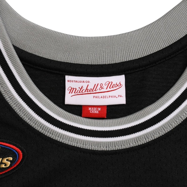 新品同様品 Mitchell&Ness ミッチェルアンドネス サンアントニオスパーズ デビッドロビンソン 1998-99 ハードウッドクラシックス オーセンティックジャージ サイズL グレー ブラック 中古 4a002299