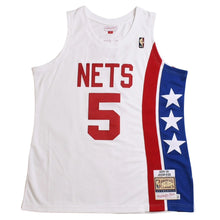 画像をギャラリービューアに読み込む, 新品同様 Mitchell&amp;Ness ミッチェルアンドネス ハードウッドクラシックオーセンティックユニフォーム ニュージャージーネッツ 2005-06 ジェイソンキッド 5番 オルタネイトジャージ XLサイズ 中古 4a002224