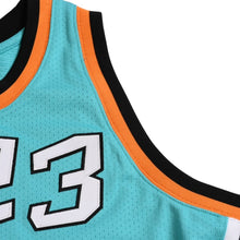Load image into Gallery viewer, 新品同様 Mitchell&amp;Ness ミッチェルアンドネス 1996オールスターゲーム マイケルジョーダン イースタンカンファレンスオーセンティックユニフォーム サイズL アクアブルー オレンジ ホワイト 中古 4a002298