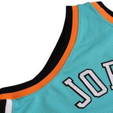 Load image into Gallery viewer, 新品同様 Mitchell&amp;Ness ミッチェルアンドネス 1996オールスターゲーム マイケルジョーダン イースタンカンファレンスオーセンティックユニフォーム サイズL アクアブルー オレンジ ホワイト 中古 4a002298
