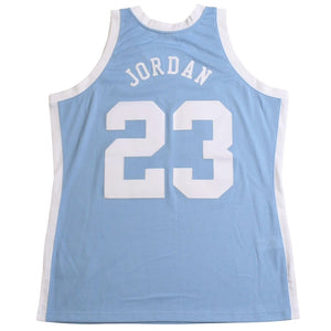 新品同様 Mitchell&Ness ミッチェルアンドネス オーセンティックユニフォーム ノースカロライナ大 マイケルジョーダン 23番 1983-84 復刻版バスケットボールジャージ XLサイズ 中古 4a002219