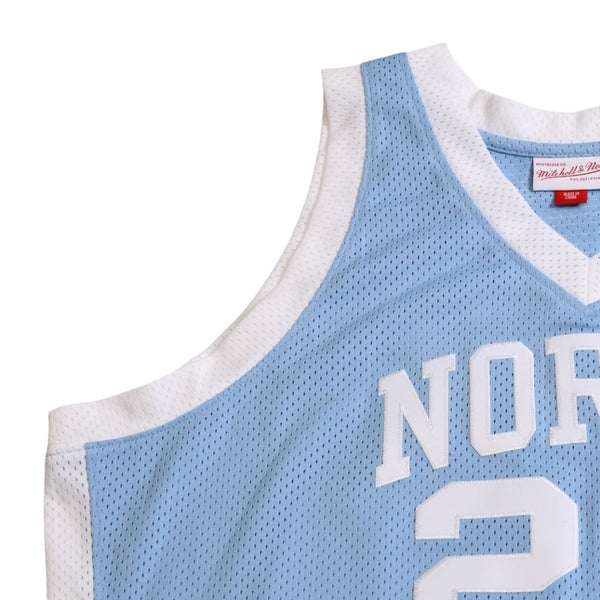 新品同様 Mitchell&Ness ミッチェルアンドネス オーセンティックユニフォーム ノースカロライナ大 マイケルジョーダン 23番 1983-84 復刻版バスケットボールジャージ XLサイズ 中古 4a002219