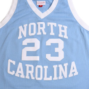新品同様 Mitchell&Ness ミッチェルアンドネス オーセンティックユニフォーム ノースカロライナ大 マイケルジョーダン 23番 1983-84 復刻版バスケットボールジャージ XLサイズ 中古 4a002219