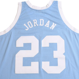 新品同様 Mitchell&Ness ミッチェルアンドネス オーセンティックユニフォーム ノースカロライナ大 マイケルジョーダン 23番 1983-84 復刻版バスケットボールジャージ XLサイズ 中古 4a002219