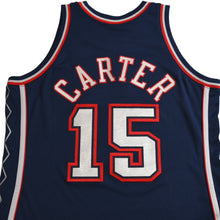 画像をギャラリービューアに読み込む, 新品同様 Mitchell&amp;Ness ミッチェルアンドネス スウィングマンジャージ ニュージャージーネッツ ヴィンスカーター 15番 2006-07 レプリカユニフォーム XLサイズ 中古 4a002273