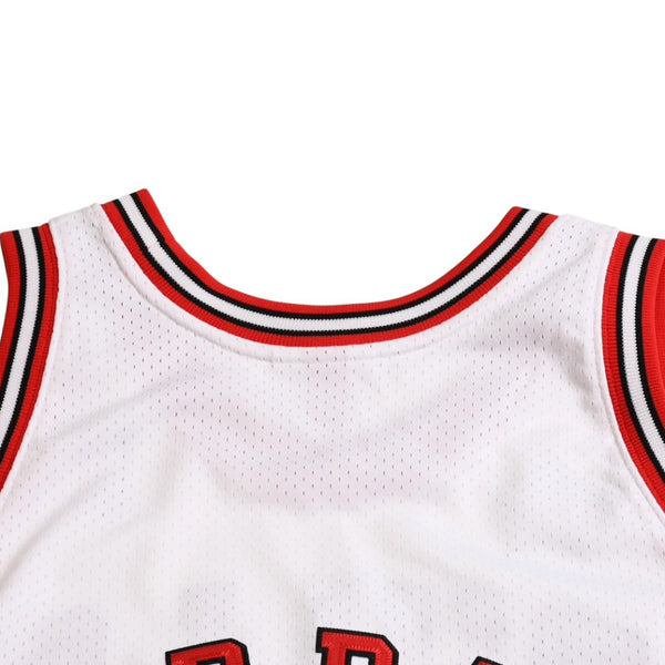 Like new Mitchell&Ness Mitchell &amp; Ness Chicago Bulls Michael Jordan 1997-98 Authentic Jersey White Red Size L Used 4a002303