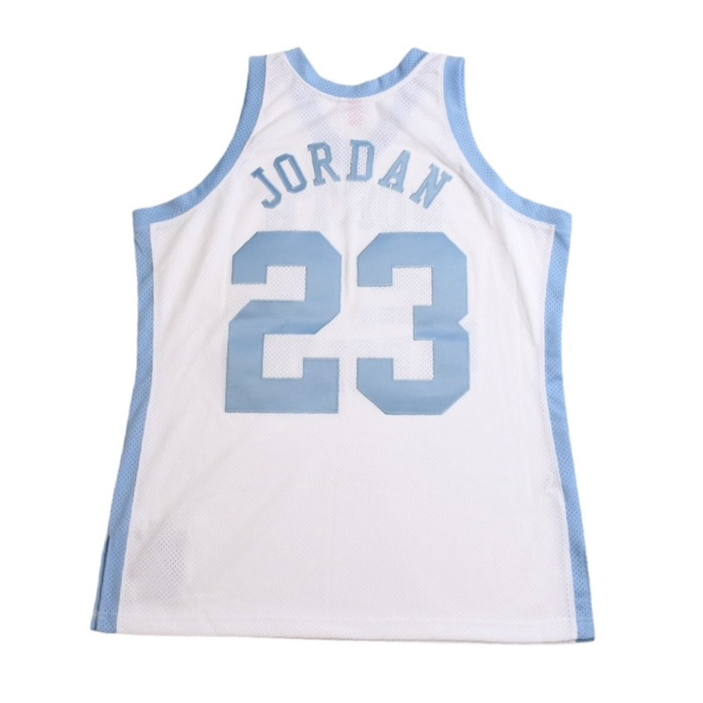 Like new Mitchell&Ness Mitchell &amp; Ness Authentic Jersey, University of North Carolina, 1983-84, Michael Jordan #23, Carolina Blue, Size XL, Used, 4a002312