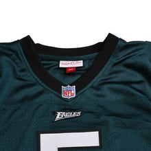 画像をギャラリービューアに読み込む, 新品同様品 Mitchell&amp;Ness ミッチェルアンドネス フィラデルフィアイーグルス ドノバンマクナブ レプリカユニフォーム ミッドナイトグリーン Lサイズ 中古 4a002297