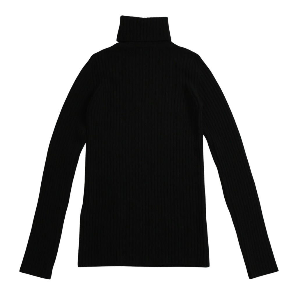 Very good condition Yves Saint-Laurent Black knit turtleneck Size XS Used 4a002634