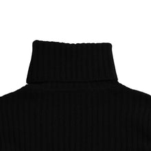画像をギャラリービューアに読み込む, 極美品 Yves Saint-Laurent イヴサンローラン ブラックニット タートルネック サイズXS 中古 4a002634