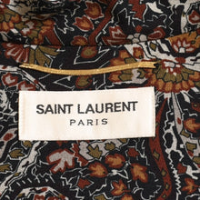 画像をギャラリービューアに読み込む, 極美品 SAINT LAURENT PARIS サンローラン パリ ワンピース ボタニカル柄 373936 サイズ 34 レーヨン レディース 中古 4a002619