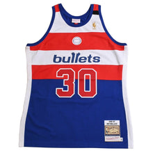画像をギャラリービューアに読み込む, 新品同様 Mitchell&amp;Ness ミッチェルアンドネス ワシントンブレッツ ベンウォーレス 1996-97 ウィザーズ レッド ホワイト ブルー サイズL 中古 4a002259