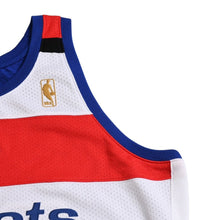画像をギャラリービューアに読み込む, 新品同様 Mitchell&amp;Ness ミッチェルアンドネス ワシントンブレッツ ベンウォーレス 1996-97 ウィザーズ レッド ホワイト ブルー サイズL 中古 4a002259